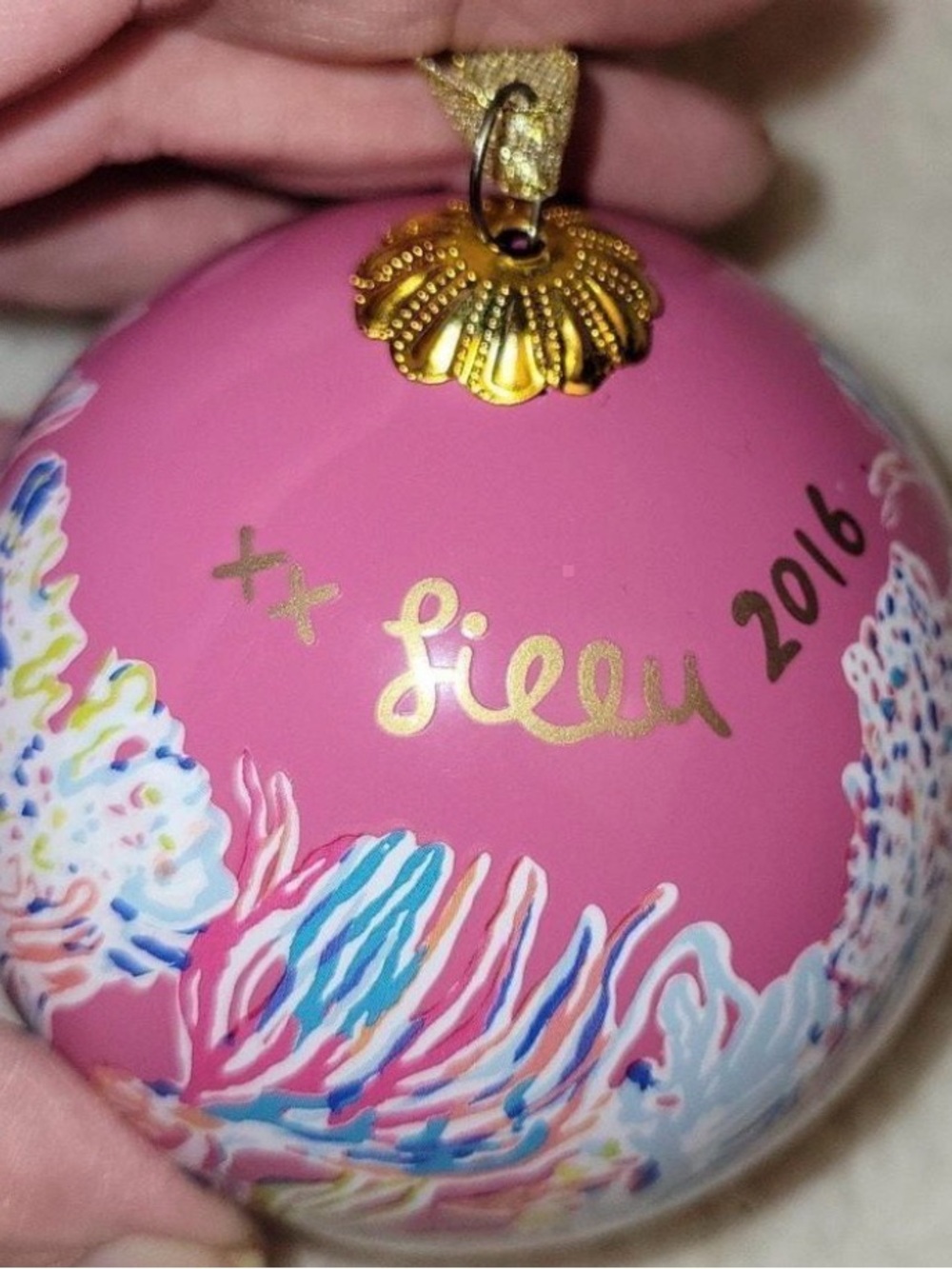 Lilly Pulitzer Christmas Ornament 2016